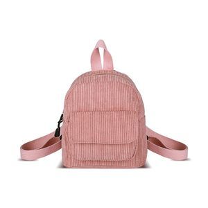 Small Backpack Purse, Corduroy Mini Backpackpurse, Fashion Small -_-